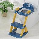 Potty Training Seat, Toddler Toilet Seat for Kids Boys Girls, 2 in 1 Potty Training Toilet for Kids, Splash Guard Anti-Slip Pad Step Stool, Adjust High Potty Chair for Toddler Kid Boys Girls by TinyTreasures Baby Boutique