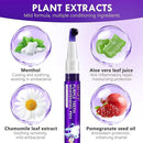 Teeth Whitening Pen 6 Pack, Professional Purple Teeth Whitening Gel for Rapid Stain Removal, No Sensitivity Formula for Sensitive Teeth, Mint Fresh Breath by CozyNest Decor