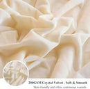 XeGe Luxury Faux Fur Blanket, Ivory Soft Big Fluffy Throw, Shaggy Plush Decorative Couch Blanket, Cute Off White Furry Fuzzy Throw for Bed Bedroom Living Room Beige, 60x90 by CozyNest Decor
