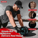VINSGUIR Ab Roller Wheel, Abs & Core Workout Equipment for Home Gym with Knee Pad Accessories, Abdominal Wheel for Full-body Strength Training by CozyNest Decor