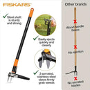Fiskars 3-Claw Stand Up Weed Puller Tool, Gardening Weeder, Hand Weeding Tool with 39" Long Ergonomic Handle with Easy-Eject Mechanism by GreenHaven Gardens