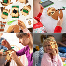 CiyvoLyeen Sloth Sewing Craft Kit Jungle Animal DIY Craft Sewing Kit for Girls and Boys Educational Sewing Kits for Kids Age 8 9 10 11 12 Craft Kit Includes 8 Projects by TinyTreasures Baby Boutique