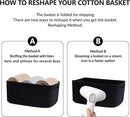 Large Storage Baskets for Organizing, Closet Shelf Baskets for Clothes Blanket Towels, Baby Nursery, Toy Bins Box, Woven Rope Baskets, 17 x 13 x 7.5”, 4 Packs Black by CozyNest Decor