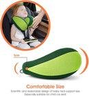 INFANZIA Kids Chin Supporting Travel Neck Pillow, Helps Support Head and Neck, Comfortably Designed for Head, Neck, and Chin Support - Gifts for Toddler/Child/Kids, Green by TinyTreasures Baby Boutique