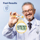 Boncare 10 Seconds Digital Thermometer for Adults and Kids - Accurate & Safe Rectal Thermometer for Baby with Fever Alarm, Oral Thermometer (Yellow) by TinyTreasures Baby Boutique