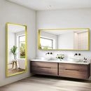 Gold Bathroom Mirror, 72x30 Inch Rectangular Framed Mirror, Large Wall Mounted Bathroom Vanity Mirror Over Sink for Bedroom,Restroom, Living Room, Hangs Vertically or Horizontally by CozyNest Decor