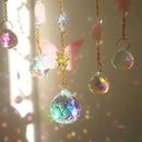Butterfly Crystal Sun Catcher Hanging Good Luck Charms Suncatcher Room Decor Prism Rainbow Maker for Windows Home Office, Blessed Gift Ideas for Chrismas Thanksgiving Birthday by GreenHaven Gardens