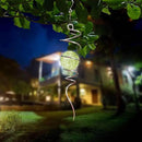 Glow in The Dark Wind Spinner Tail Gazing Ball Spiral Decorative Spiral Tail Wind Spinner Stabilizer Sun Catcher,Indoor Outdoor Hanging Art Garden Decoration Wind Sculpture Stabilizer-13in by CozyNest Decor