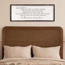 Spirit Lead Me Wall Decor 32"x12" Christian Scripture Worship Song Religious Bible Verse Wooden Framed for Bedroom Office Large Wall Art Hanging Sign (Black) by CozyNest Decor