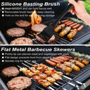 POLIGO 22PCS Heavy Duty BBQ Grill Accessories Set, Non-Slip Grill Tools for Outdoor Grill Set Thicker Stainless Steel Grill Utensils Set, Deluxe Grilling Tools Set in Aluminum Case Ideal Gifts for Men by GreenHaven Gardens