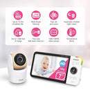 VTech VM919-2HD Baby Monitor, 7" 720p Screen, 2 Cameras, 360 Panoramic Viewing, 110 Wide-Angle View, Night Vision, Up to 1000ft Range, Secured Transmission No WiFi by TinyTreasures Baby Boutique