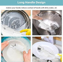 8 Pcs Dish Brush Bottle Bathroom Scrub Brushes Kitchen Cleaning Brush Right Angle Kitchen Brush Sink Household Pot Pan Edge Corners Tile Lines Brush with Stiff Bristles by CozyNest Decor