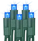 Brizled Blue Christmas Lights, 33ft 100 LED 5MM Wide Angle Christmas Tree Lights, 120V UL Certified Mini String Light Connectable Outdoor Waterproof Blue Light for Xmas Room Party Decor, Green Wire by TinyTreasures Baby Boutique