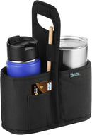 Beautyflier Drink Carrier with Handle for Delivery Reusable Insulated Coffee Cup Carrier Portable 2 Cup Holder with Handle Organizer Tote Bag for Hot & Cold Drinks by TinyTreasures Baby Boutique