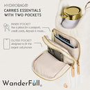 WanderFull® Original HydroBag® Collection, Water Bottle Holder w/Strap & Phone Pocket, Hands-Free Crossbody Water Bottle Bag by TinyTreasures Baby Boutique
