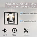 ANKYLHUA Small Black Chandelier,6-Lights Ceiling Light Fixture E12,Adjustable Hight Pendant Lights Kitchen Island,Chandeliers for Dining Room Bedroom,Entryway,Foyer by CozyNest Decor