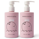 Dabble & Dollop Coconut Body Wash & Shampoo – 3-in-1 Natural Bubble Bath for Kids, Made in USA, No Parabens or Sulfates, Vegan, Gluten-Free, Tear-Free (10oz, Pack of 2) by TinyTreasures Baby Boutique