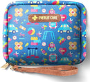 EVERLIT Care Rescue Pack | Family-Friendly First Aid Kit for Kids with 200 Pcs Medical Supplies | Travel-Friendly Compact Storage Bag for Home, Car, Travel, Camping, Adventure (Playground) by TinyTreasures Baby Boutique