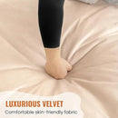 4FT Bean Bag Chair: Bean Bag with Velvet Cover, Fluffy and Comfy Bean Bag Chairs for Adults and Kids, Bean Bag Sofa Filled with High-Density Sponge for Gaming (Yellowish Beige) by CozyNest Decor