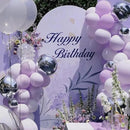 130pcs Lilac Purple Balloons Different Sizes 18" 12" 10" 5" Faded Purple Latex Balloon Garland Arch Kit for Birthday Baby Shower Graduation Wedding Gender Reveal Party Decorations by CozyNest Decor