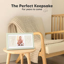 Baby Hand and Footprint Kit - Clay Handprint Keepsake Frame, Newborn Nursery Picture Frame, Personalized New Mom Gifts for Baby Shower & Registry (Sage) by TinyTreasures Baby Boutique