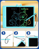 Bravokids Toys for 3-6 Years Old Girls Boys, LCD Writing Tablet 10 Inch Doodle Board, Electronic Drawing Pads, Educational Birthday Gift for 3 4 5 6 7 8 Years Old Kids Toddler (Blue) by TinyTreasures Baby Boutique