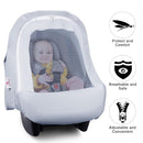 Metplus 2-in-1 Baby Car Seat Canopy, Multi Use Privacy Sun Shade, Protect Baby's Safety with Style, Infant Carrier Covers for Boys & Girls by TinyTreasures Baby Boutique