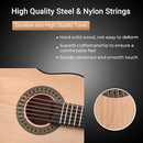 ADM Beginner Acoustic Classical Guitar 30 Inch Nylon Strings Wooden Guitar Bundle Kit for Kid Boy Girl Student Youth Guitarra Online Lessons with Gig Bag, Strap, Tuner, Extra String, Pick,Natural by TinyTreasures Baby Boutique