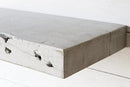 Urban Legacy Reclaimed Barn Joist Deep Floating Shelves | Deep Shelves with Low Profile Shelf Bracket with High Weight Capacity, Set of 2 (36" x 11" x 2.5", Rustic Gray) by CozyNest Decor