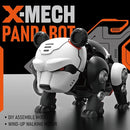 DINOBROS STEM Panda Mechanical DIY Building Blocks Toy 3D Puzzle Assembling Robot Wind Up Walking Pandabot Take Apart Toys for Kids X-MECH by TinyTreasures Baby Boutique