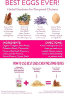 Pampered Chicken Mama Best Eggs Ever! Nesting Herbs for Chickens (16 Ounce/1 Pound) for Chicken Nesting Boxes Calcium Supplement for Chickens | Chicken Feed Supplies, Hen Treats for Coops (1 Bag) by GreenHaven Gardens