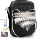 Acrylic Kalimba Thumb Piano,YUNDIE Portable 17/21 Keys Mbira Crystal Finger Piano, Musical Instruments Birthday Gift for Kid Adult Beginners Professional(Clear) (21 Keys) by TinyTreasures Baby Boutique