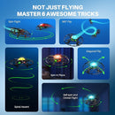 SYMA Drone for Kids with 7-Color LED Light, X660 Mini Drone with 3D Flip, Rotary Ascent, Headless Mode, Speed Switch and Full Protection RC Toys Gifts for Beginners Adults by TinyTreasures Baby Boutique