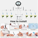 98FT Automatic Plant Waterer Indoor - Chtoocy Dual Pumps Independent Automatic Watering System for 30 Potted Plants, Drip Irrigation System Vacation Plant Watering Device with Programmable Water Timer by GreenHaven Gardens