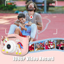 Kids Camera Toys,48MP Dual Lens with 64G SD Card and Cartoon Soft Cover for 3-8 Year Old Girls Boys (PinkDJS) by TinyTreasures Baby Boutique