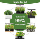 Gourmet Herbs Seed Pod Kit for AeroGarden, iDoo, Ahopegarden, MUFGA Hydroponics Garden with Basil, Parsley, Thyme, Mint, Cilantro, Dill, Oregano - Compatible with All Hydroponics (7-Pod) by GreenHaven Gardens