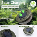 Solar Camping String Lights Roll Up 32.8FT, Rechargeable via Solar and USB, Waterproof Portable 2 in 1 Camping String Lights Lamp for Outdoor Camp Tent Garden Party Festival Decorations by GreenHaven Gardens
