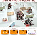 5 in 1 STEM RC Robot Building Kit, APP & Remote Control Samurai/Ninja Blocks 419 Pcs, Erector Set RC Toy for Kids, DIY Build Science Educational Gift for Age 6 7 8 9 10 11 12+ Boys & Girls by TinyTreasures Baby Boutique