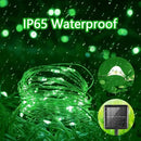 YEGUO 4 Pack Solar Fairy Lights Outdoor Waterproof, Green String Light Each 33ft 100 LED 8 Modes by GreenHaven Gardens