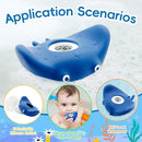 b&h Silicone Baby Bath Thermometer - Safety Digital Infant Bathtub Temperature Thermometer, Color-Coded Display, Quick-Read, Detachable Silicone Jacket, Dishwasher Safe, Temperature Toy by TinyTreasures Baby Boutique