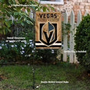 WinCraft Vegas Golden Knights Gold Garden Flag with Pole Stand Holder by GreenHaven Gardens