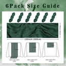 Emerald Green 6 Pack Cheesecloth Table Runner 10FT Boho Fabric Rustic Cheese Cloth Table Runner for Wedding 20 x 120 Inch Long Bridal Shower Baby Shower Gauze Sheer Birthday Party Table Decorations by CozyNest Decor
