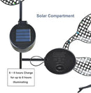 ARTER Solar Mermaid Garden Stake Light, Blue Nautical Ocean Themed Outdoor Waterproof Solar Yard Light with 3.6 Feet 22 LED Fairy Lights for Pathway Patio Lawn Poolside, 37 Inches Tall (Pack of 1) by GreenHaven Gardens