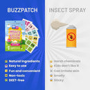 NATPAT Buzz Patch Mosquito Patch Stickers for Kids (3 pack, 180 stickers) - The Original All Natural Citronella Essential Oil Insect Patch, Plant Based Ingredients, Non-Toxic, DEET Free, for Toddlers, by TinyTreasures Baby Boutique