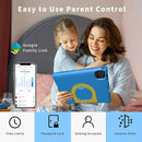 Kids Tablet with Strap, Android 14 Tablet for Kids 10 inch, Toddler Tablets Octa-Core 64GB 1TB Expandable, Children's Tablets with Case, Bluetooth WiFi Parental Control Dual by TinyTreasures Baby Boutique