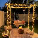 JMEXSUSS 500 LED Christmas Lights Outdoor, 173ft Warm White String Lights for Outside, 8 Modes Plug in Twinkle Light for Holiday Tree Indoor Ceiling House Decorations by GreenHaven Gardens