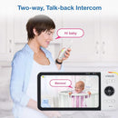 VTech VM928-2HD 5” 720p HD Display 2 Cameras Baby Monitor,110 Wide Angle View,Remote Pan-Tilt-Zoom,Night Vision,Up to 1000ft Range,Temperature Sensor,9 Soothing Sounds & Lullabies,2-Way Talk,No WiFi by TinyTreasures Baby Boutique