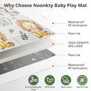 79 x 71 Foldable Large Play Mat for Babies, Non Toxic Foam Play Mat, Thick & Waterproof Baby Playmat for Floor, Anti-Slip Baby Playpen Mat for Toddlers by TinyTreasures Baby Boutique