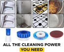 Electric Scrubber Power Cordless, Portable 360 Handheld Washing Cleaning Machine with 6 Replaceable Brush Heads, High Rotation for Bathroom, Floor, Kitchen, Car, Sink, Wall, Window by CozyNest Decor