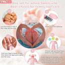 FANSIDI Baby Nail File Electric Nail Trimmer Safe Baby Nail Clippers Manicure Set with 10 Grinding Heads 8 Sandpapers, Trim Polish Groom for Newborn Infant Toddler or Adult Toes Fingernails Care, Pink by TinyTreasures Baby Boutique